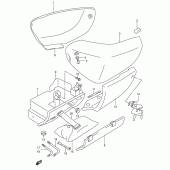 Схема вузла: Бічні панелі (Model y/k1) для Suzuki VL1500 Intruder LC