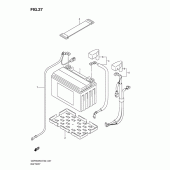 Схема вузла: Акумулятор для Suzuki GSF650 Bandit S