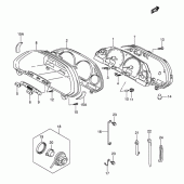 Схема вузла: Спідометр (An400k5/k6 imobi) для Suzuki AN400 Burgman (EU analogue of SkyWave)