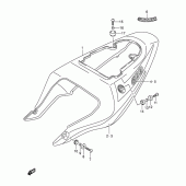 Схема вузла: Бічні панелі (Gsx-R600K3) для Suzuki GSX-R600