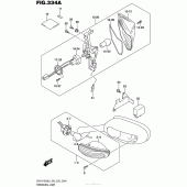 Схема вузла: Поворотники для Suzuki GSX-R1000