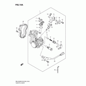 Схема вузла: Дросельна заслінка (Rm-z450l1) для Suzuki RM-Z450