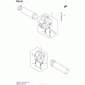 Схема узла: Пульт управления рулевой для Suzuki VZ800 Boulevard M50