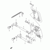 Схема вузла: Олійний охолоджувач для Suzuki DF200