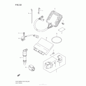Схема узла: Электрооборудование (Gsx1300R L2 E03) для Suzuki GSX1300 Hayabusa