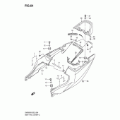Схема узла: Задний подседельный обтекатель (Sv650sk8/suk8/sak8/suak8) для Suzuki SV650