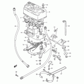 Схема узла: Спидометр для Suzuki TS125