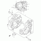 Схема узла: Картер двигателя для Suzuki DR-Z250