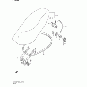Схема узла: Сиденье для Suzuki UC125 Epicuro