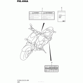 Схема вузла: Інформаційні наклейкиl (Vz1500L6 E28) для Suzuki VZ1500 Boulevard M90