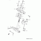 Схема вузла: Рульова траверса для Suzuki DR650 DR650SE