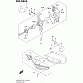 Схема вузла: Поворотники для Suzuki GSX-R1000