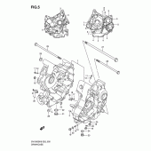 Схема узла: Картер двигателя для Suzuki SV1000