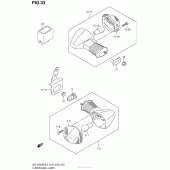 Схема узла: Поворотники для Suzuki DR-Z400 DR-Z400SM