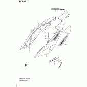 Схема вузла: Бічні панелі (Model k7) для Suzuki GS500