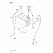 Схема вузла: Акумулятор для Suzuki GSX-R750