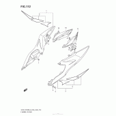 Схема вузла: Бічні панелі (Gsx-R1000L3 E28) для Suzuki GSX-R1000