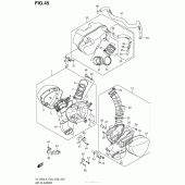 Схема вузла: Повітряний фільтр (Vl1500Bl4 E03) для Suzuki VL1500 Boulevard C90 BOSS