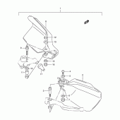 Схема вузла: Захист рук (Option)(model x/y) для Suzuki DR125