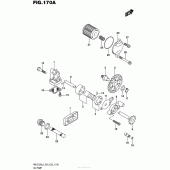 Схема вузла: Масляний насос для Suzuki RM-Z250