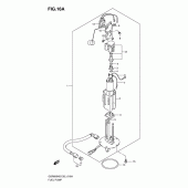 Схема узла: Топливный насос (Model k9/l0) для Suzuki GSR600