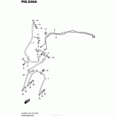 Схема узла: Передний тормозной шланг для Suzuki DL650 V-Strom