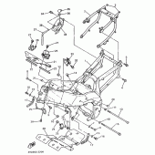 Схема узла: Рама Yamaha YZF750 YZF750