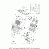 Схема вузла: Впускна система (2) Yamaha FJ09 FJ-09