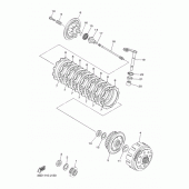 Схема вузла: Зчеплення Yamaha YZ450F YZ450F