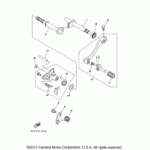 Схема узла: Вал переключения Yamaha TT-R250 TT-R250