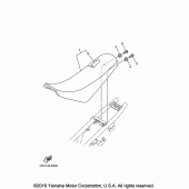 Схема узла: Сиденье Yamaha TTR50 TT-R50