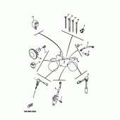 Схема вузла: Електроустаткування 2 Yamaha DT125 DT125R