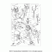Схема узла: Карбюратор Yamaha XVS1100 V-Star Custom