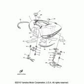 Схема вузла: Паливний бак Yamaha XV1900 Raider