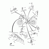 Схема вузла: Електроустаткування 1 Yamaha XJ6 Diversion F (ABS)