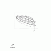 Схема узла: Панель приборов Yamaha YP250 X-MAX