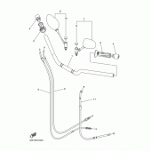 Схема узла: Руль и Тросики Yamaha XJ6 XJ6-N (Naked)