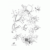 Схема узла: Ветровое стекло Yamaha XP500 T-MAX