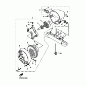 Схема вузла: Фара Yamaha XVS1100 V-Star Custom