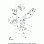 Схема узла: Рама Yamaha FZ6 FZ6R