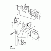 Схема вузла: Електроустаткування 2 Yamaha XJR1300