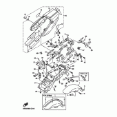 Схема узла: Крыло Yamaha XJR1300