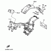 Схема узла: Опция (CHASSIS 1) Yamaha XV1100 Virago
