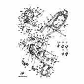Схема вузла: Рама Yamaha XP500 T-MAX