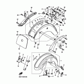 Схема узла: Крыло Yamaha XVS650 Drag Star Silverado