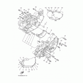 Схема вузла: Картер двигуна Yamaha MT01 MT-01