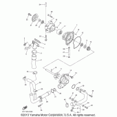 Схема вузла: Водяний насос Yamaha YZF-R1 R1S Limited Edition