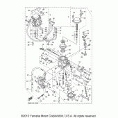Схема вузла: Карбюратор Yamaha XVS1100 V-Star Classic (Cast Wheel)