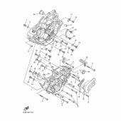 Схема вузла: Картер двигуна Yamaha WR250 WR250F
