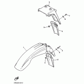 Схема вузла: Опція (ШАСІ) Yamaha XT600 XT600